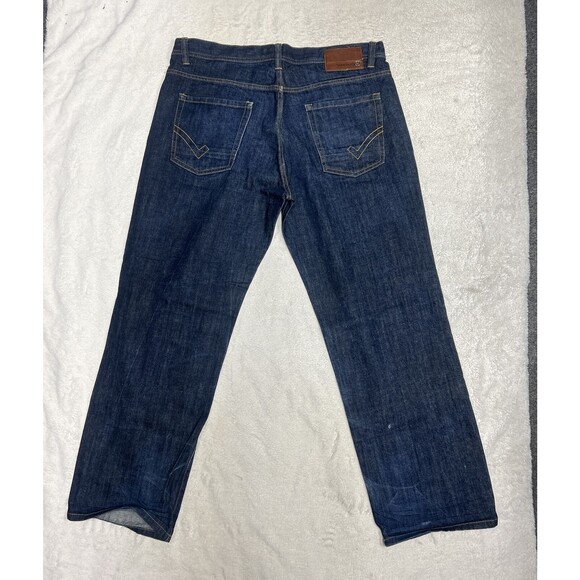 Ecko Unltd Jeans Baggy Fit Men's Size 38x33 Dark Wash Denim Y2K Hip Hop - Picture 8 of 8